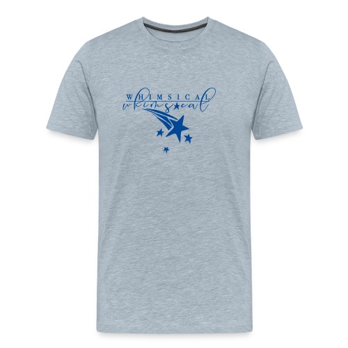 Whimsical - Shooting Star - Blue - Men's Premium T-Shirt