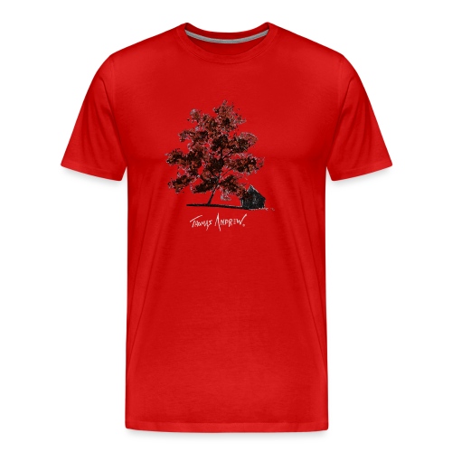 Red Tree design3PNG - Men's Premium T-Shirt