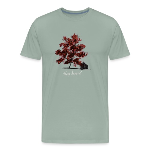 Red Tree design3PNG - Men's Premium T-Shirt