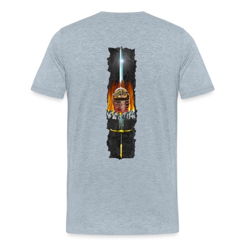 Knight Sword and Helm - Men's Premium T-Shirt