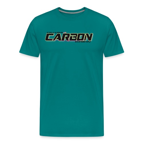 Carbon Crew front- F5J USA Tour back - Men's Premium T-Shirt