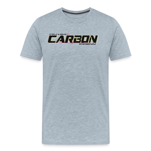 Carbon Crew front- F5J USA Tour back - Men's Premium T-Shirt