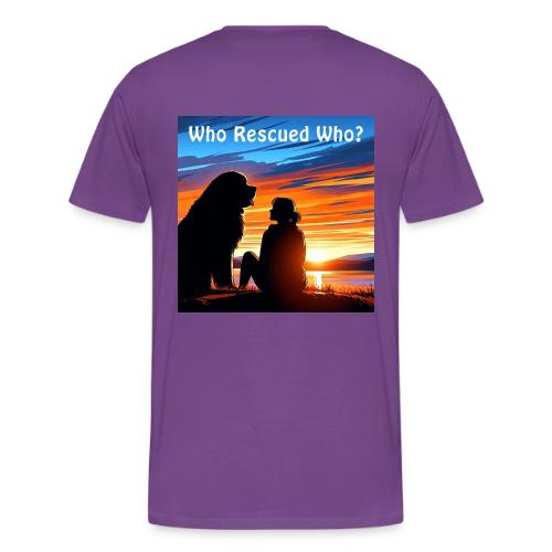 Who Rescued Who - Summer Edition - Men's Premium T-Shirt