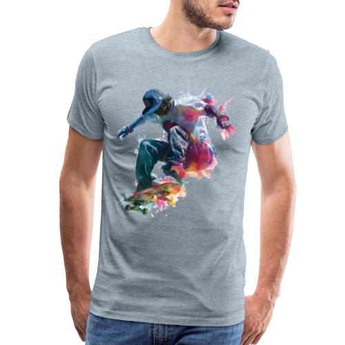 Skateboarding: Ride the Colors - Men's Premium T-Shirt