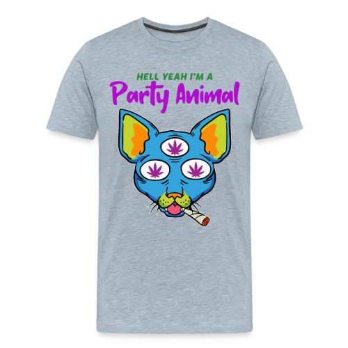 Party Cat 1 - Men's Premium T-Shirt