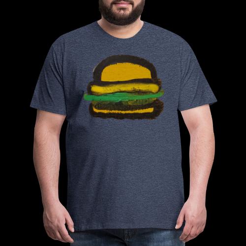 BIG DELICIOUS ART BURGER! - Men's Premium T-Shirt