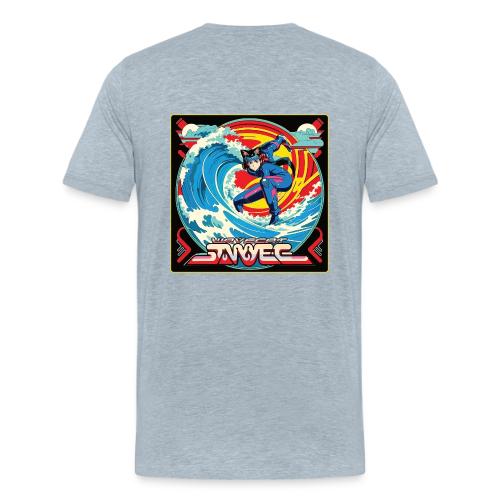 Anime Wavecat Surfer - Men's Premium T-Shirt