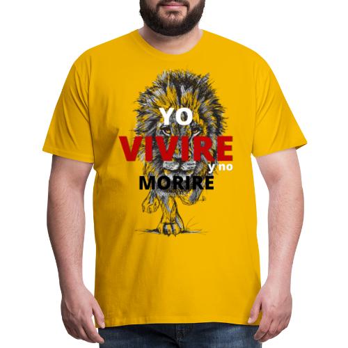 Yo VIVIRE y no moriré - Men's Premium T-Shirt