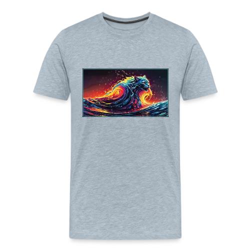 Wavecat Firelight - Men's Premium T-Shirt