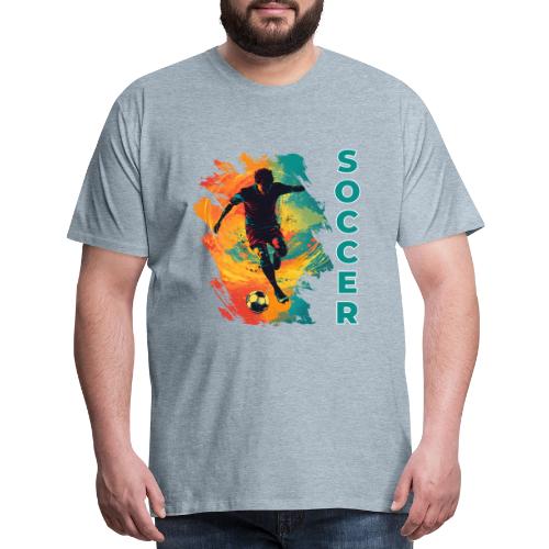 Soccer Hero Mode - Men's Premium T-Shirt