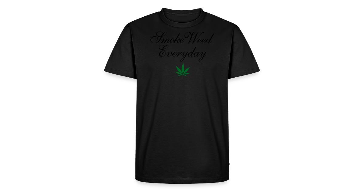 T-shirt Humoristique Smoke Anything Zone - Design 420 Weed - Unisexe - Coton épais
