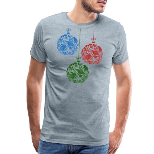 Coastal Christmas Ornament Group - Men's Premium T-Shirt