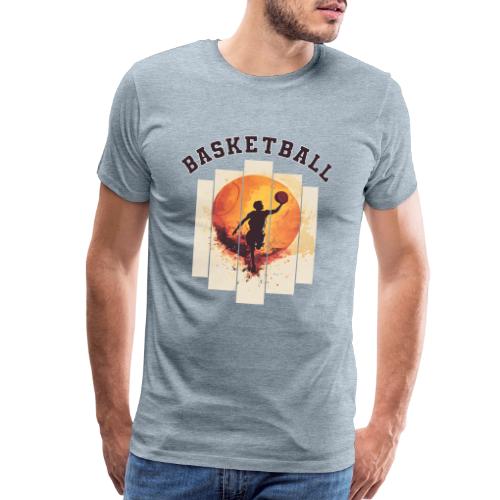 Basketball again and again - Men's Premium T-Shirt