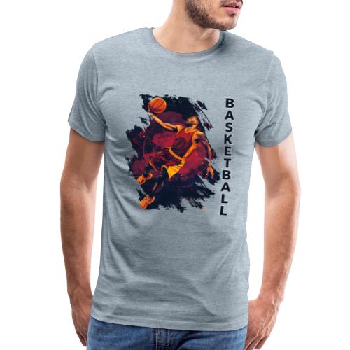 Basketball Charge - Men's Premium T-Shirt
