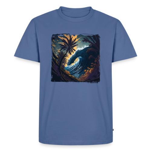 Moonlight Jungle Wave - Men's Premium T-Shirt