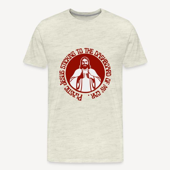 Plastic Jesus sticking to the dashboard of my car