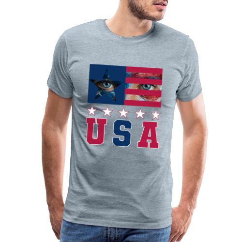 Stars and Vision USA - Men's Premium T-Shirt