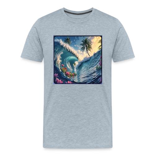 Half Pipe Wave - Men's Premium T-Shirt