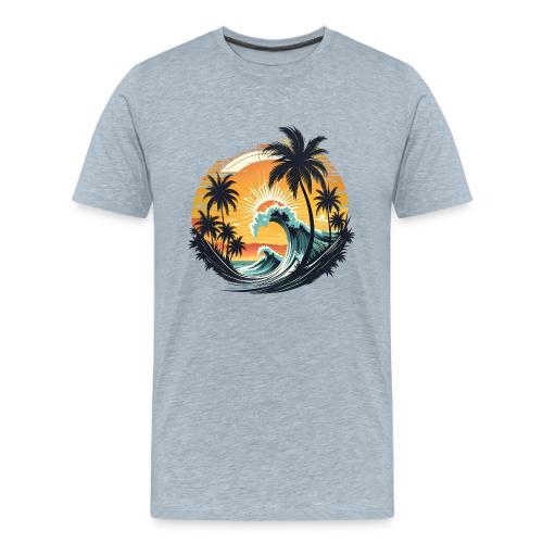 Sunshine Peak Waves - Men's Premium T-Shirt