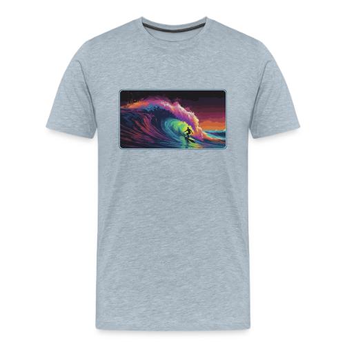Rainbow Lava Ride - Men's Premium T-Shirt