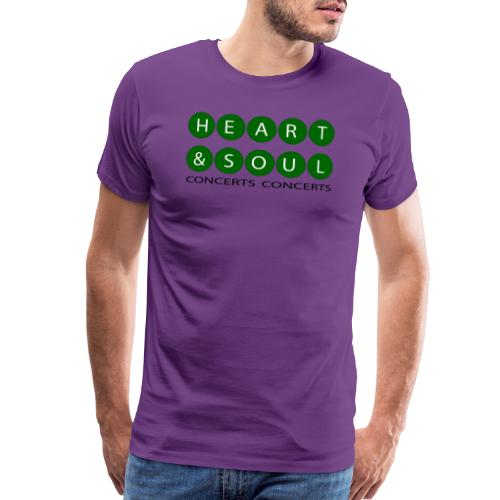 Heart & Soul Concerts green/ white bubble Horizon - Men's Premium T-Shirt