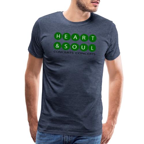 Heart & Soul Concerts green/ white bubble Horizon - Men's Premium T-Shirt