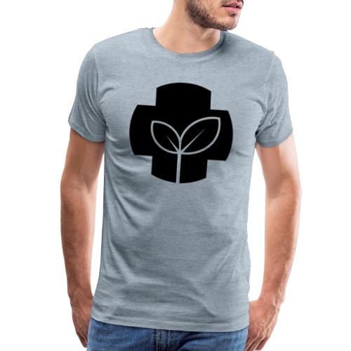 Black Planted Puck - Men's Premium T-Shirt