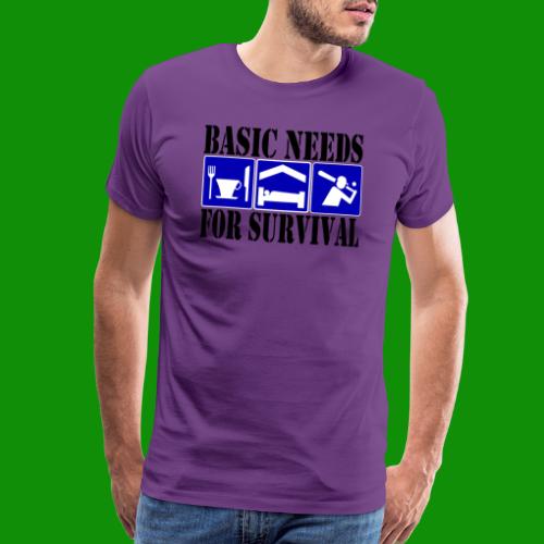 Softball/Baseball Basic Needs - Men's Premium T-Shirt