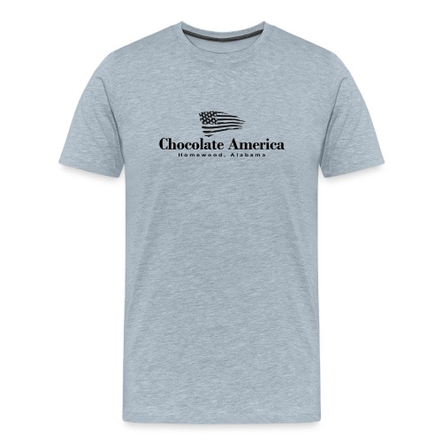 Logo for Chocolate America / Homewood, AL - Men's Premium T-Shirt