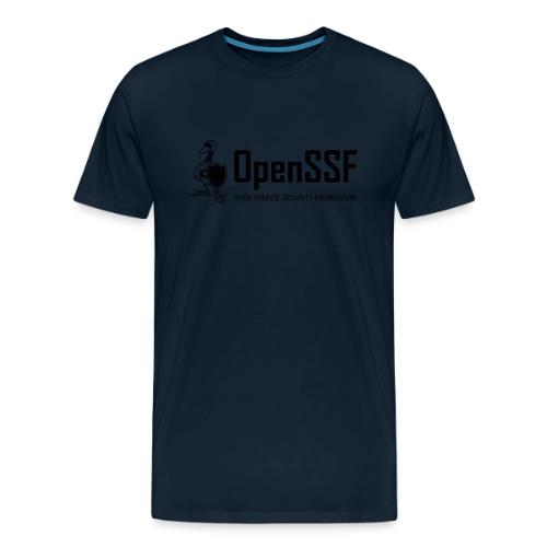 OpenSSF wide black and white logo - Men's Premium T-Shirt