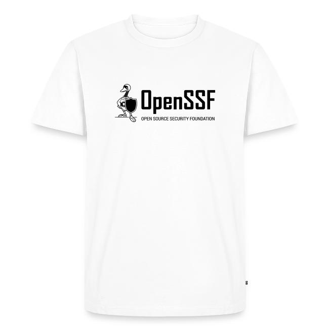 OpenSSF wide black and white logo