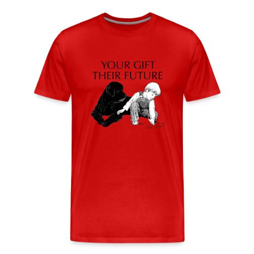 Your Gift, Their Future - Men's Premium T-Shirt