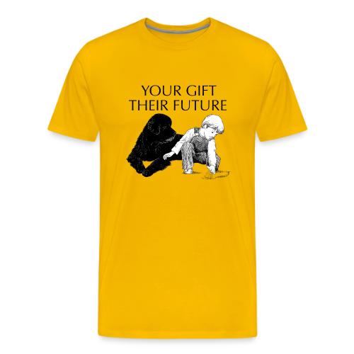 Your Gift, Their Future - Men's Premium T-Shirt
