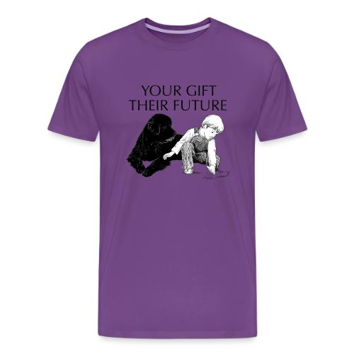 Your Gift, Their Future - Men's Premium T-Shirt