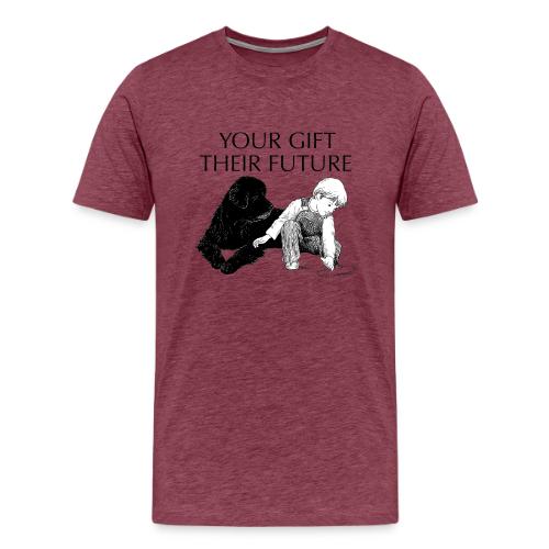 Your Gift, Their Future - Men's Premium T-Shirt