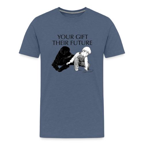 Your Gift, Their Future - Men's Premium T-Shirt