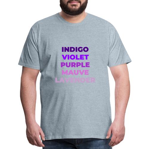 Shades of Purple - Men's Premium T-Shirt