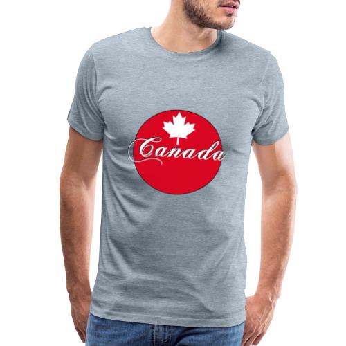 Canada in red and white - Men's Premium T-Shirt