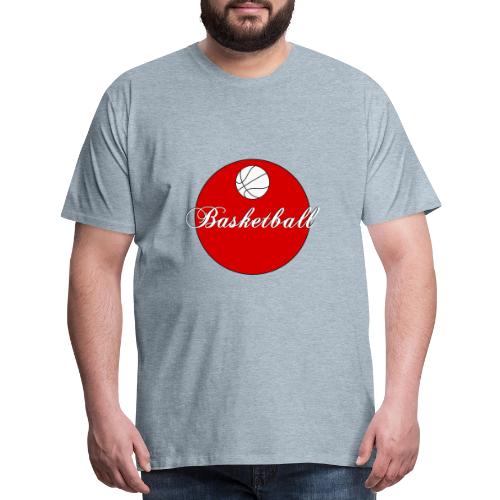 Basketball: Bold Hoops - Men's Premium T-Shirt
