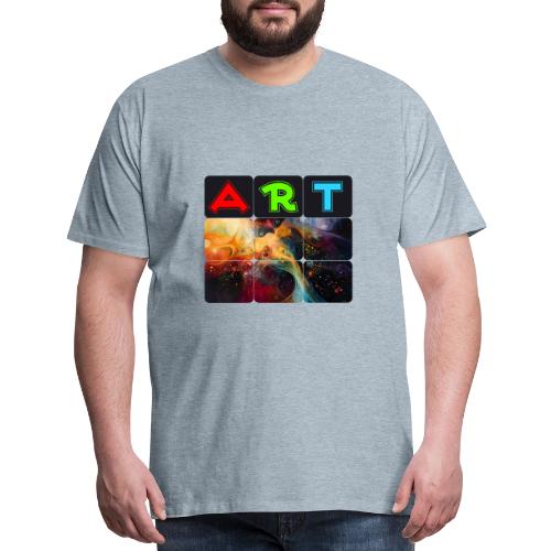 Waves of Art - Men's Premium T-Shirt