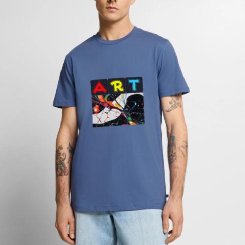 Art in Motion: Color Unleashed - Men's Premium T-Shirt