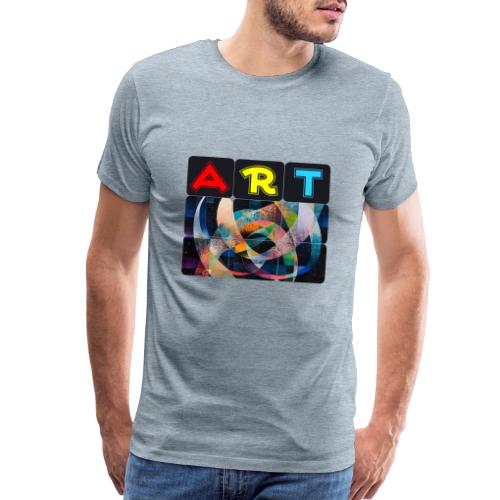 Art of Stripes and Shades - Men's Premium T-Shirt