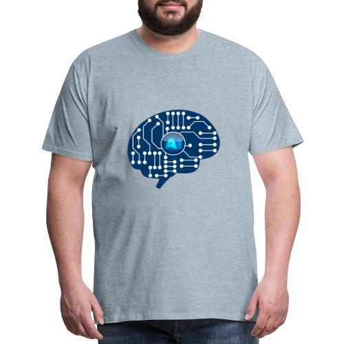 AI: Mind Wired - Men's Premium T-Shirt