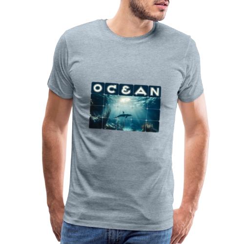 Ocean: Dolphin’s Serenity - Men's Premium T-Shirt