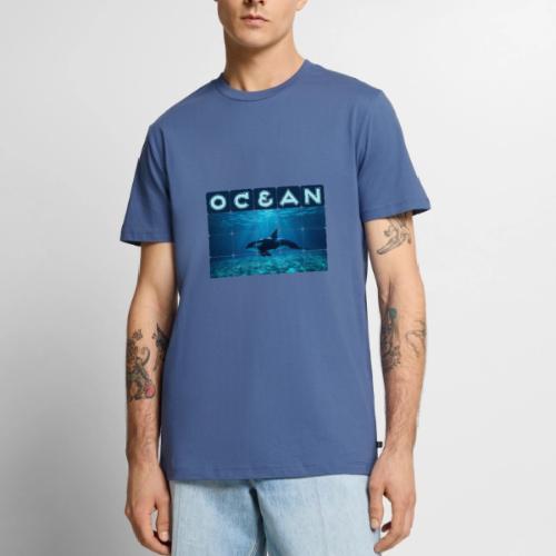 Ocean: Orca in Motion - Men's Premium T-Shirt