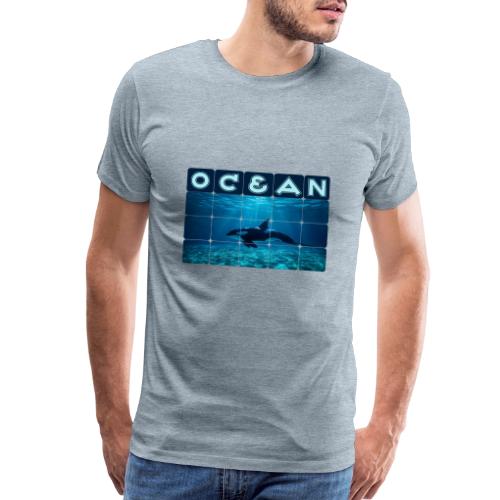 Ocean: Orca in Motion - Men's Premium T-Shirt