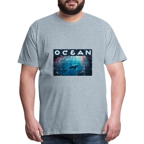 Ocean: Blue Grace - Men's Premium T-Shirt