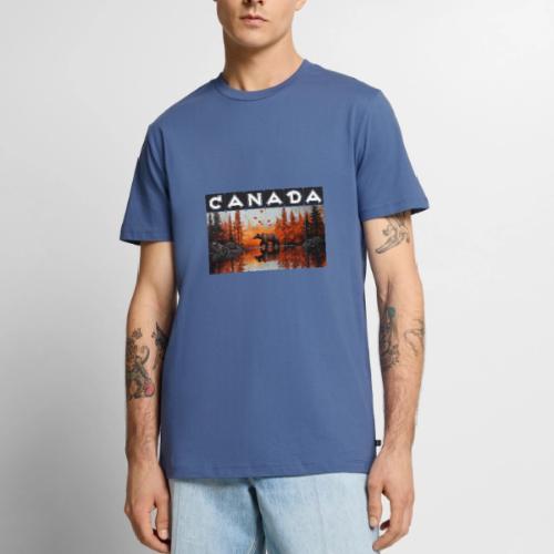 Canada Wilderness Art - Men's Premium T-Shirt