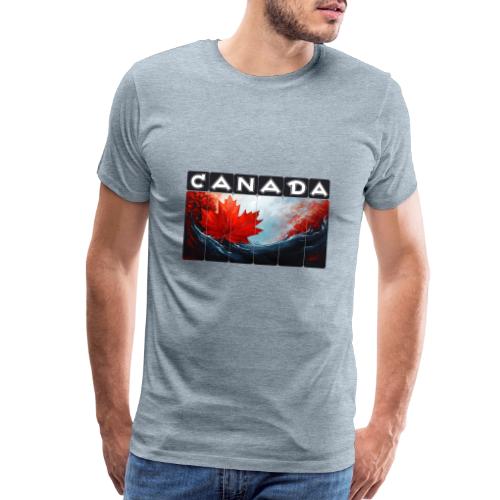 Canada Icon in Color - Men's Premium T-Shirt