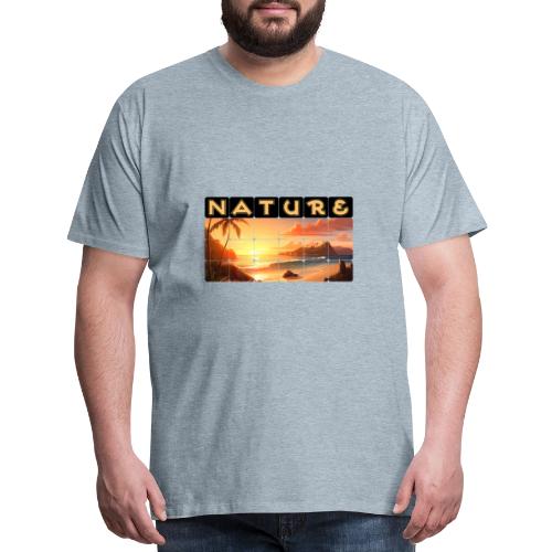 Nature: Tropical Twilight - Men's Premium T-Shirt